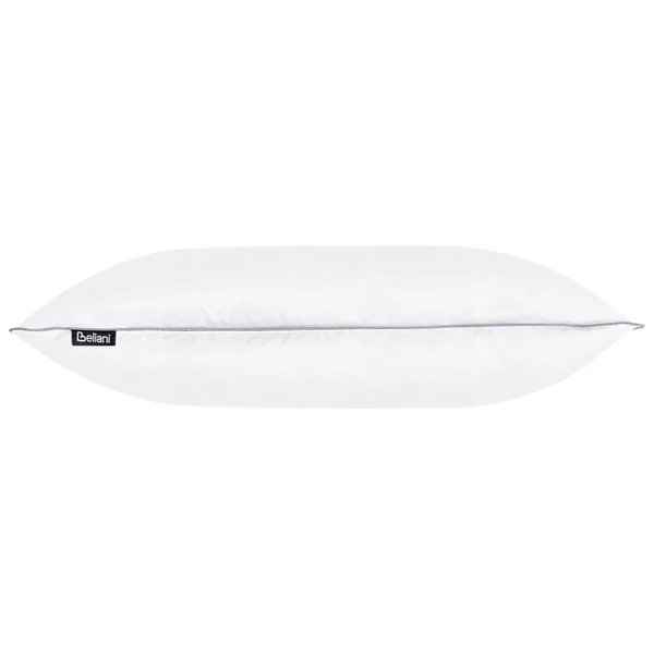 3-Chamber Bed Pillow TEIDE High Duck Feathers and Down 80 x 80 cm White