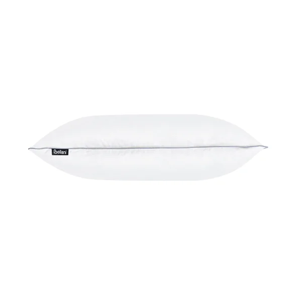 3-Chamber Bed Pillow TEIDE Low Duck Feathers and Down 40 x 80 cm White