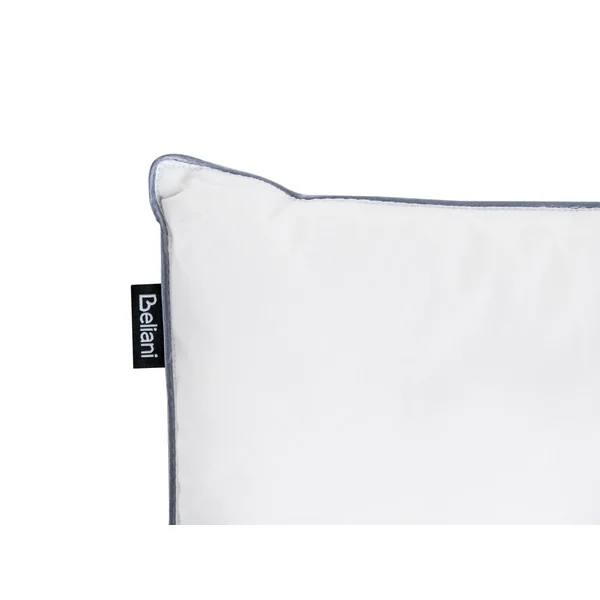 3-Chamber Bed Pillow TEIDE Low Duck Feathers and Down 40 x 80 cm White