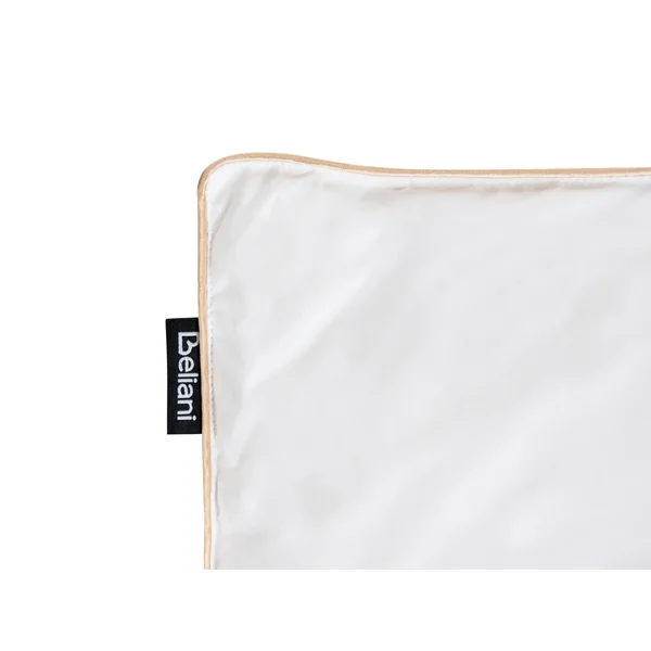3-Kammer-Kopfkissen ETNA Niedrig Entenfedern und Daunen 80 x 80 cm Weiß