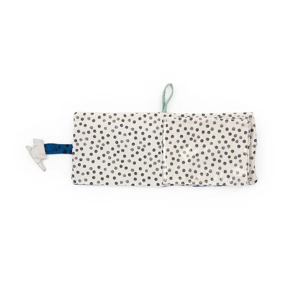 Album photo en coton bleu - Puce et Pilou