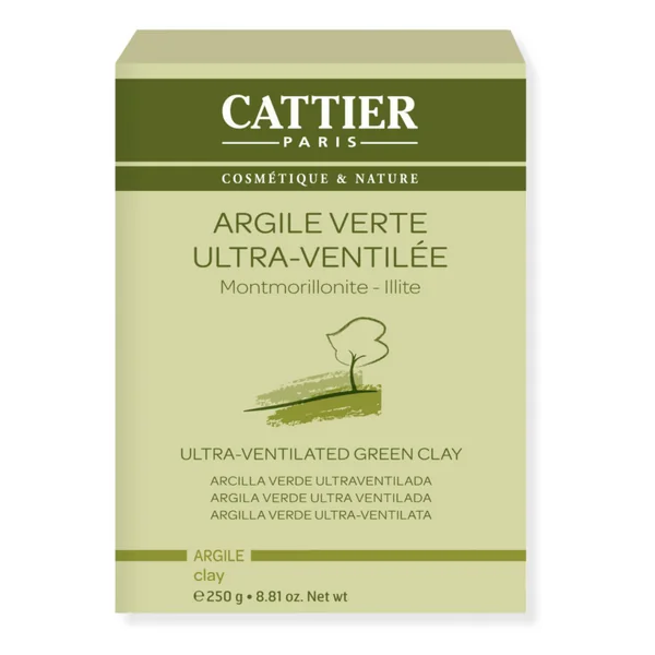 Argile verte ultra ventilée Cattier en format de 250 g