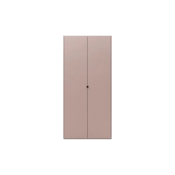 Armoire penderie 2 portes battantes rose taupe GoodHome Atomia H. 225 x L. 100 x P. 58 cm