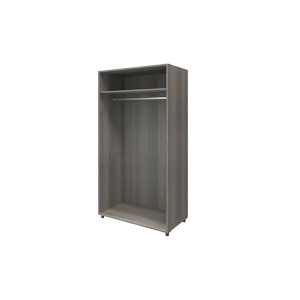 Armoire penderie portes battantes effet chêne grisé GoodHome Atomia H. 187,5 x L. 100 x P. 60 cm