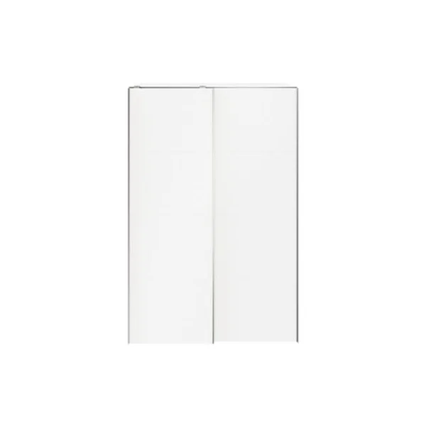 Armoire penderie portes coulissantes blanches GoodHome Atomia H. 225 x L. 150 x P. 63,5 cm