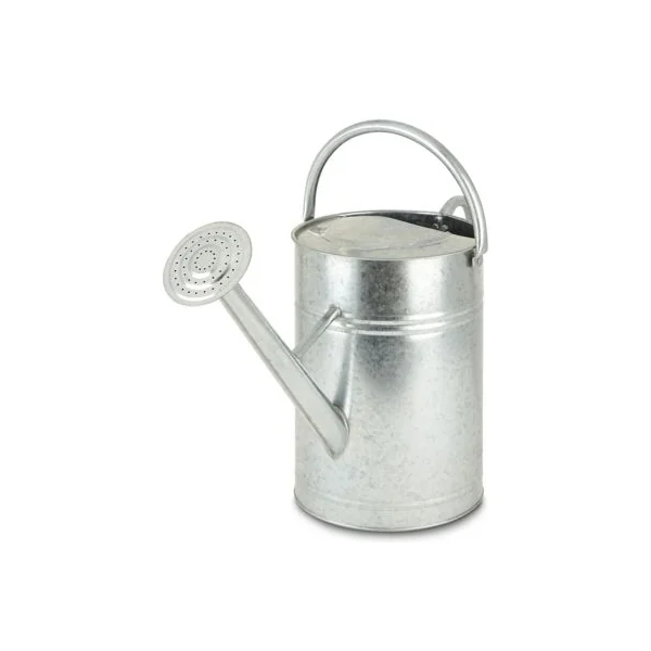 Arrosoir en acier galvanisé coloris métal contenance 3 litres