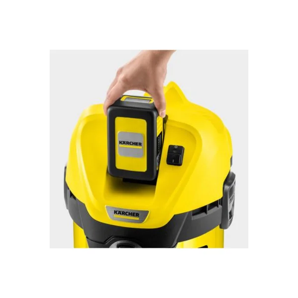 Aspirateur eau et poussières sans fil Karcher WD3, 36V, 17L