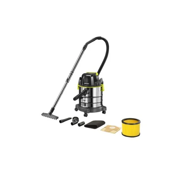Aspirateur eau et poussières sans fil Ryobi One+ R18WDV 18V 18L (sans batterie)