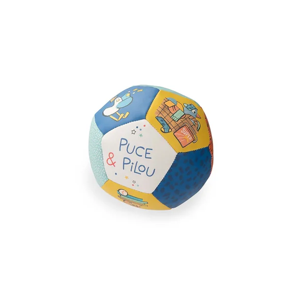 Ballon souple d10cm - Puce et Pilou