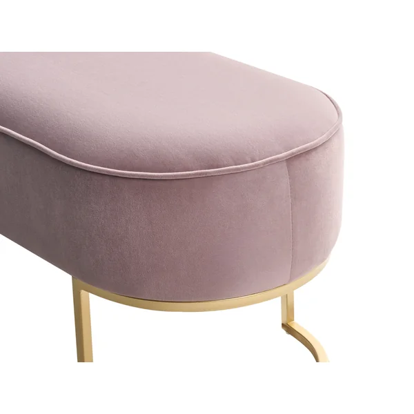 Banc rembourré MILRY Velours Rose