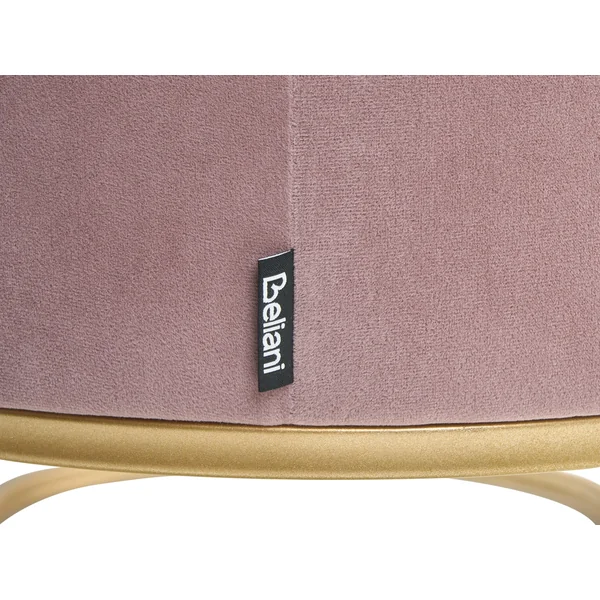 Banc rembourré MILRY Velours Rose