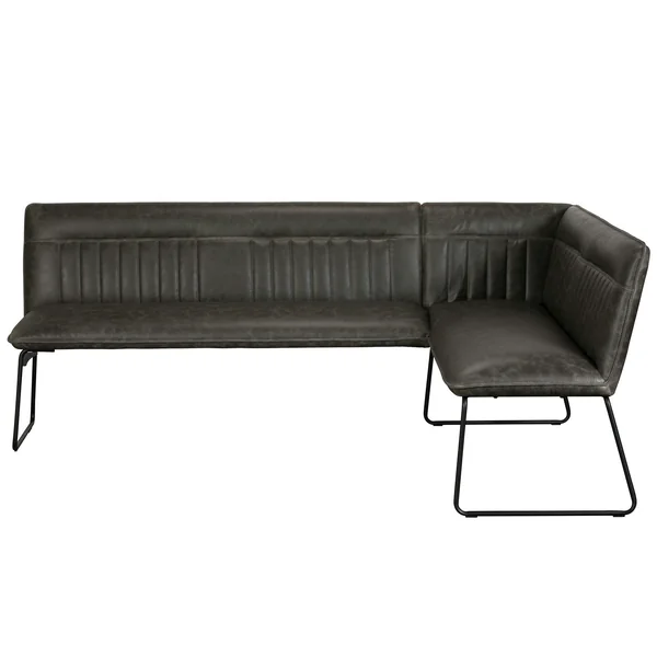 Banquette d'angle grise (côté gauche) OKA