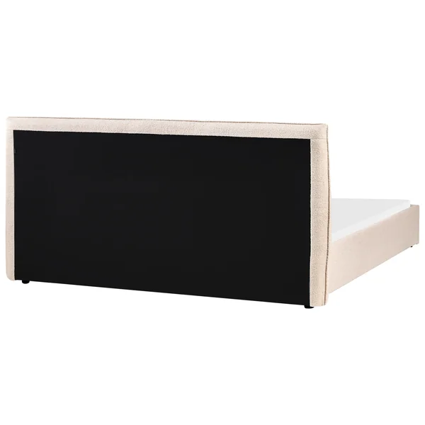 Bed Boucle LAVAUR 180 x 200 cm (EU Super King) Beige