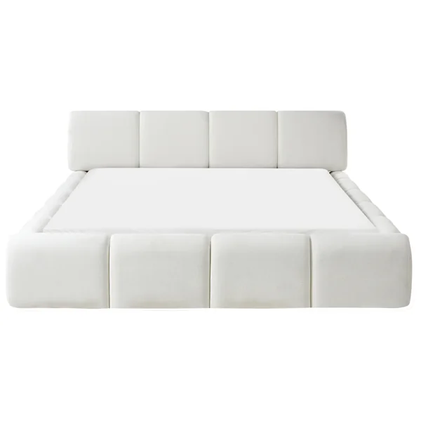 Bed Fabric ORVILLE 160 x 200 cm (EU King Size) Off-White