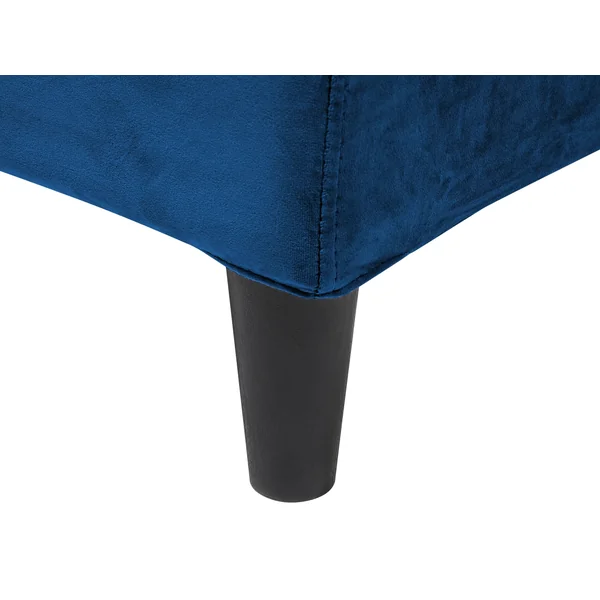 Bed Frame Cover Velvet FITOU 180 x 200 cm Dark Blue