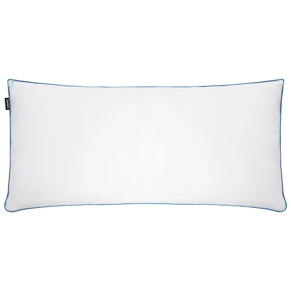 Bed Pillow ANETO Low Duck Feathers and Down 40 x 80 cm White
