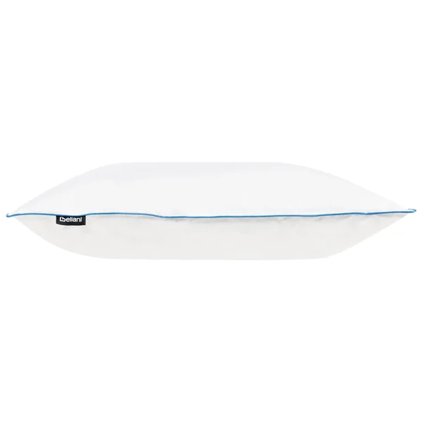 Bed Pillow ANETO Low Duck Feathers and Down 50 x 60 cm White