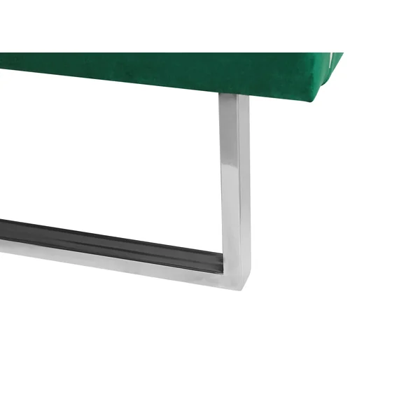 Bed Velvet BELLOU 180 x 200 cm (EU Super King) Green