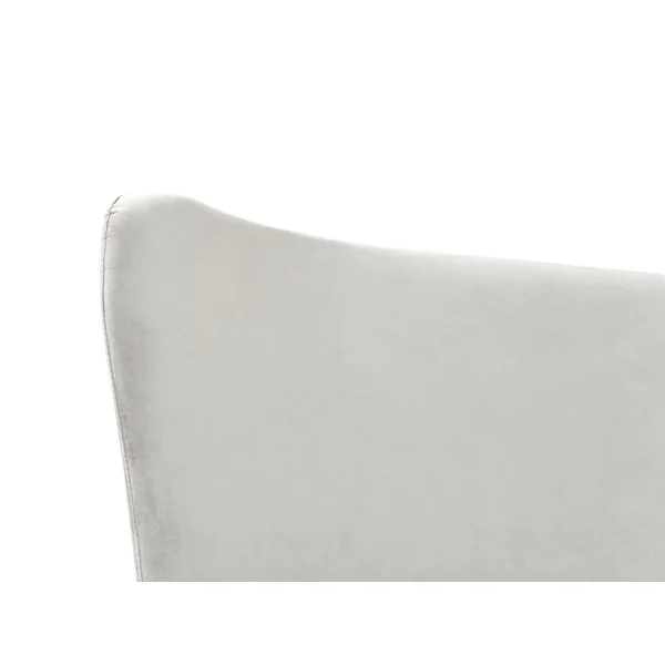 Bed Velvet CHALEIX 160 x 200 cm (EU King Size) Light Grey