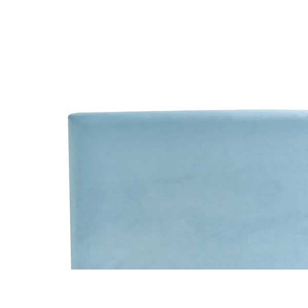 Bed Velvet FITOU 90 x 200 cm (EU Single) Light Blue