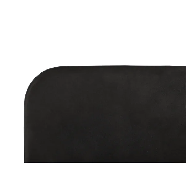 Bed Velvet FLAYAT 180 x 200 cm (EU Super King) Black