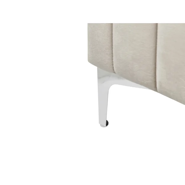 Bed Velvet LUNAN 160 x 200 cm (EU King Size) Taupe