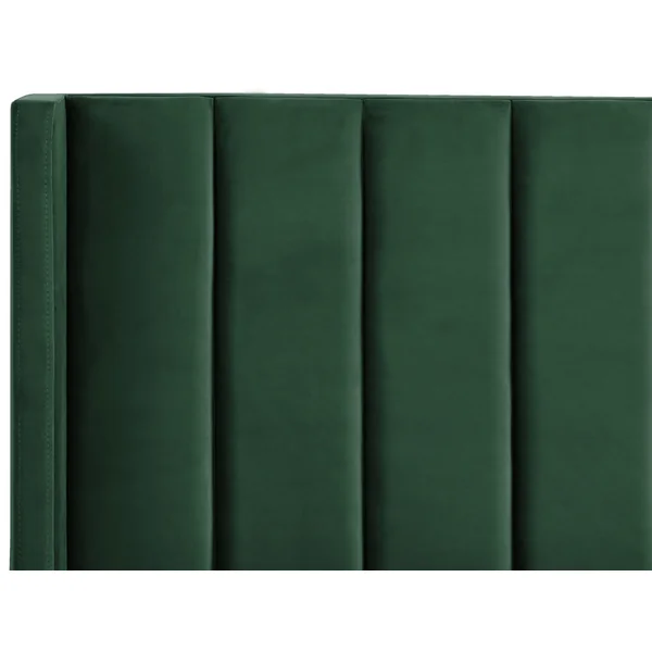 Bed Velvet VILLETTE 160 x 200 cm (EU King Size) Dark Green