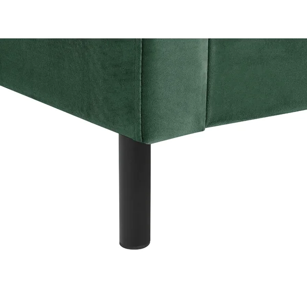 Bed Velvet VILLETTE 160 x 200 cm (EU King Size) Dark Green