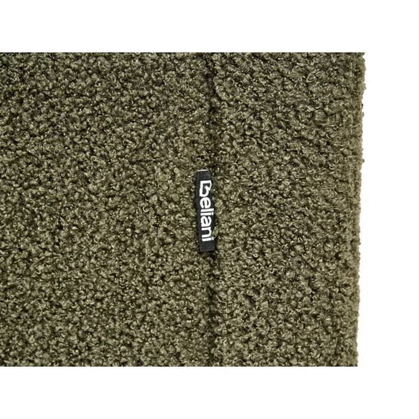 Bed without Headboard Boucle ROANNE 90 x 200 cm (EU Single) Dark Green