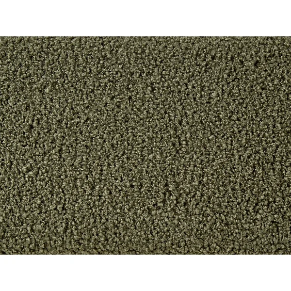 Bed without Headboard Boucle ROANNE 90 x 200 cm (EU Single) Dark Green