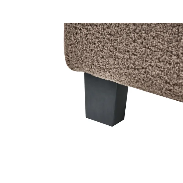 Bed zonder hoofdbord Bouclé ROANNE 180 x 200 cm Taupe