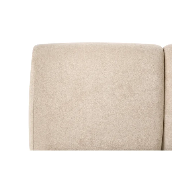 Bett mit Lattenrost Stoff ORVILLE 180 x 200 cm Taupe