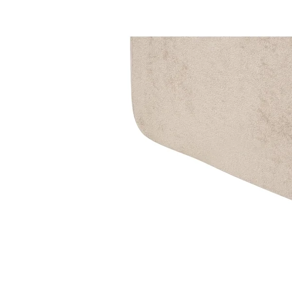 Bett mit Lattenrost Stoff ORVILLE 180 x 200 cm Taupe