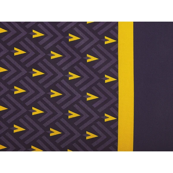 Bettwäsche-Set WALLINGFORD Baumwollsatin 155 x 220 cm Blau