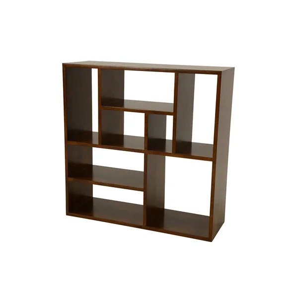 Bibliothèque ouverte Hévéa 8 niches déstructurées 90x30x90cm BALTIC