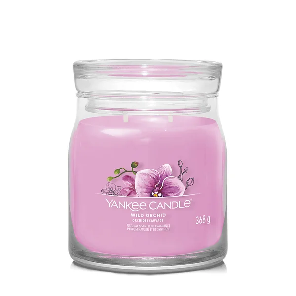 Bougie jarre parfumée Orchidée sauvage 65h
