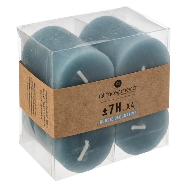 BOUGIE VOTIVE OLIA ORAGE D.4.5CM X4 PIECES