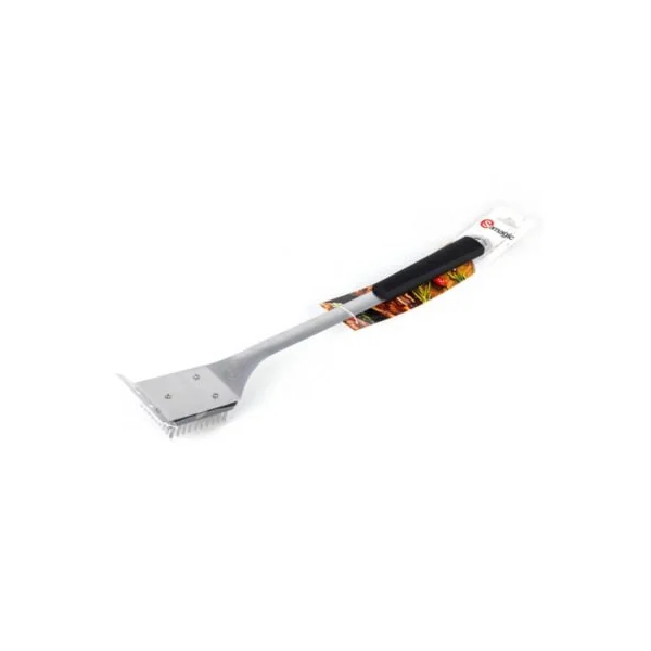 Brosse pour barbecue acier inoxydable avec poignée soft touch Somagic 44 cm