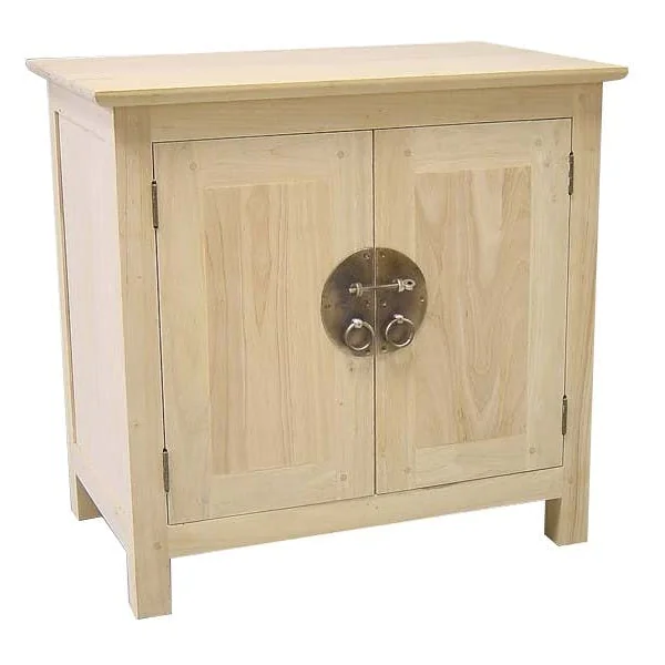 Buffet 2 portes hévéa 75x45x80cm MAORI