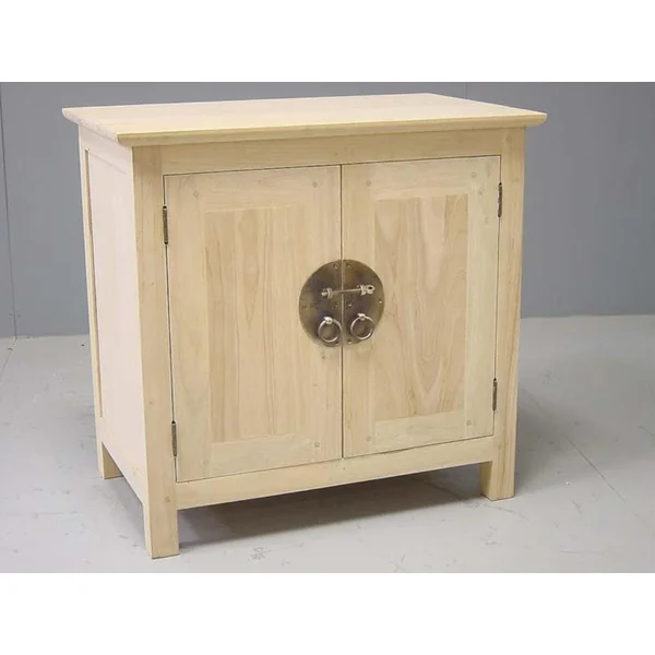 Buffet 2 portes hévéa 75x45x80cm MAORI