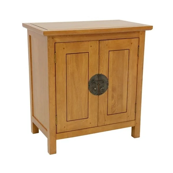 Buffet 2 portes hévéa 75x45x80cm MAORI