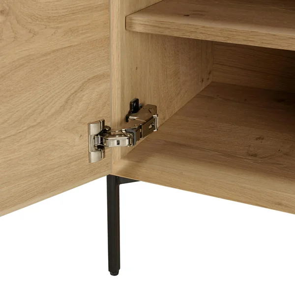 Buffet contemporain 2 portes bois couleur naturelle MAYENCE