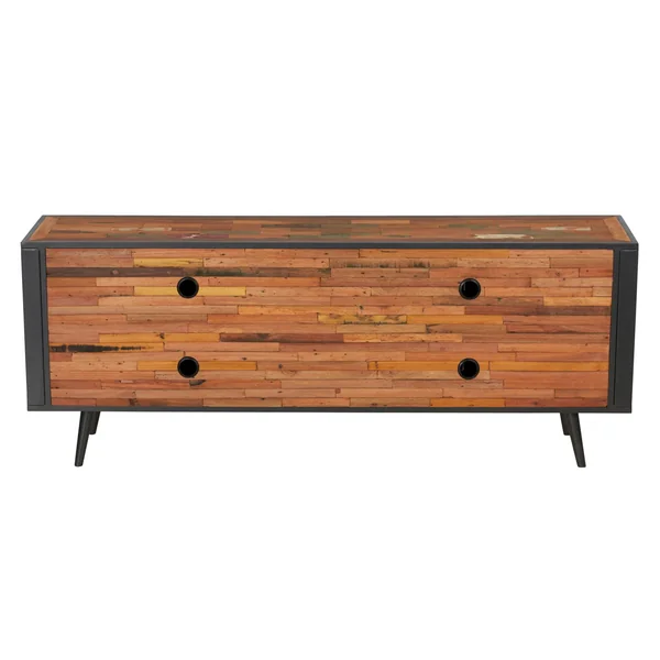 Buffet enfilade 4 portes bois recyclé DRAKKAR