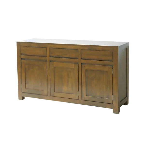 Buffet Hévéa 3 portes, 3 tiroirs 150x45x85cm OLGA