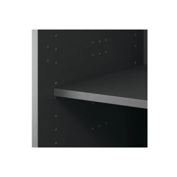 Caisson bas de cuisine Caraway GoodHome anthracite H. 72 cm x l. 80 cm