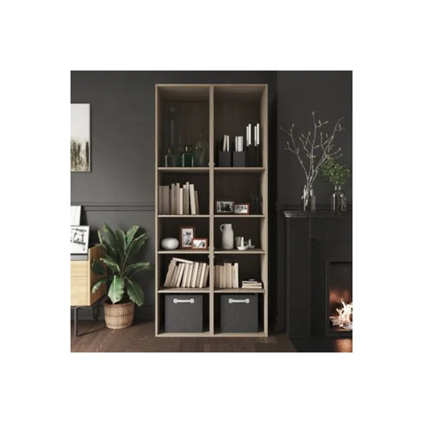 Caisson effet chêne GoodHome Atomia H. 225 x L. 50 x P. 45 cm