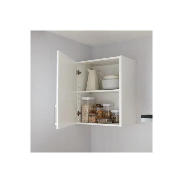 Caisson haut de cuisine Caraway GoodHome blanc H. 72 cm x L. 60 cm