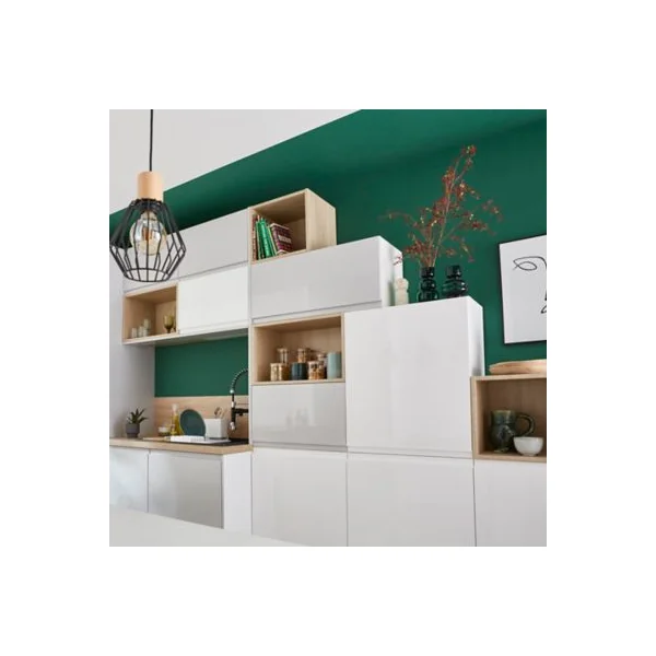 Caisson haut de cuisine ouvert GoodHome Caraway Chêne clair H. 36 cm x l. 40 cm