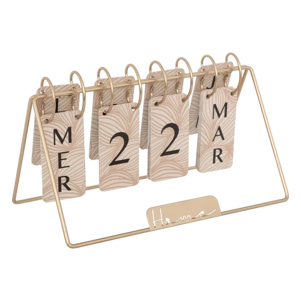 CALENDRIER AUTOMNE LONG METAL D.28CM