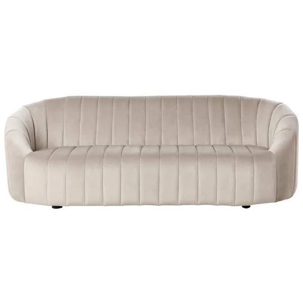 Canapé 3 places MALUNG Velours Beige